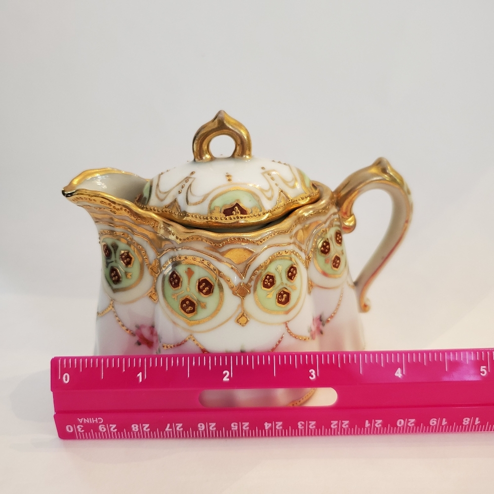 Vintage Nippon Hand Painted Gold Antique Creamer - Picture 7 of 7